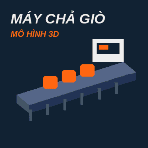 Máy chả giò – Mô hình 3D